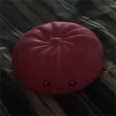 Pink Squishy Rubber Squeeze Ball Stress Reliever Toy 3 in x 3 in x 3 in