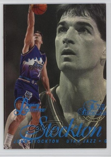 John Stockton [Row 2] 1996 Flair Showcase Legacy Collection card