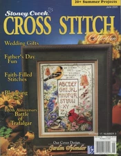 Stoney Creek Cross Stitch Magazine June 2005 Nurse Faith Hummingbird Trellis