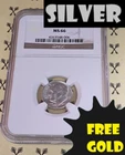 1953-S Roosevelt Dime NGC MS 66 $25 VALUE with FREE 1/4 Goldback*