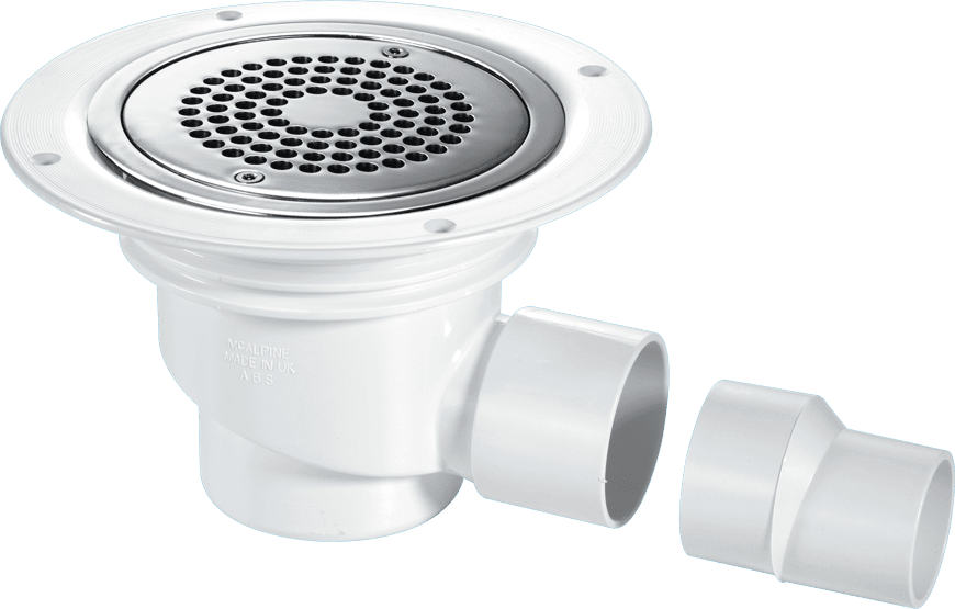 McAlpine TSG1-ANTI/LIG 75mm Trapped Gully, 2"" Horiz Outlet 2"" x 1.5"" Reducer