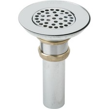 Elkay LK18B 3-1/2" Drain with 304 Stainless Steel Body, Strainer  Tailpiece
