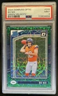 2024 Panini Donruss Optic Bo Nix Green Velocity Rated Rookie #209 Broncos PSA 9
