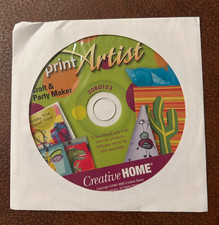 LEXMARK PRINT ARTIST Craft  Party Maker CREATIVE HOME PC Software Art Studio