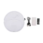 USB Charging Vacuum Cleaners  Sweeping Mopping Robot Vacuum Cleaners White H8G4