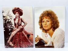 2 Vintage Photos Barbra Streisand in Costume for Hello Dolly Musical Film 1968