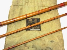Hardy No 1 Wallis All Rounder 12' Whole Cane / Split Cane Rod 3 Piece With Bag