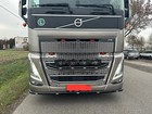 VOLVO FH 4- 5   2013-2024  BLACK STAINLESS STEEL LOW BUMPER LIGHT BAR + 9 LEDs