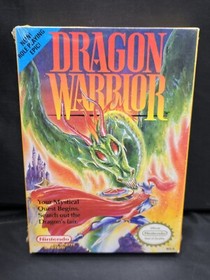 1989 Dragon Warrior Nintendo Nes REV-A Poster Letter Box  BRAND NEW SEALED 