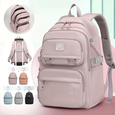 Rucksack Für Studenten Lässig Wasserdicht Nylon Reise-College Tasche Schule