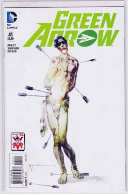 Green Arrow #41 (2015) Bill Sienkiewicz The Joker 75th Anniversary Variant