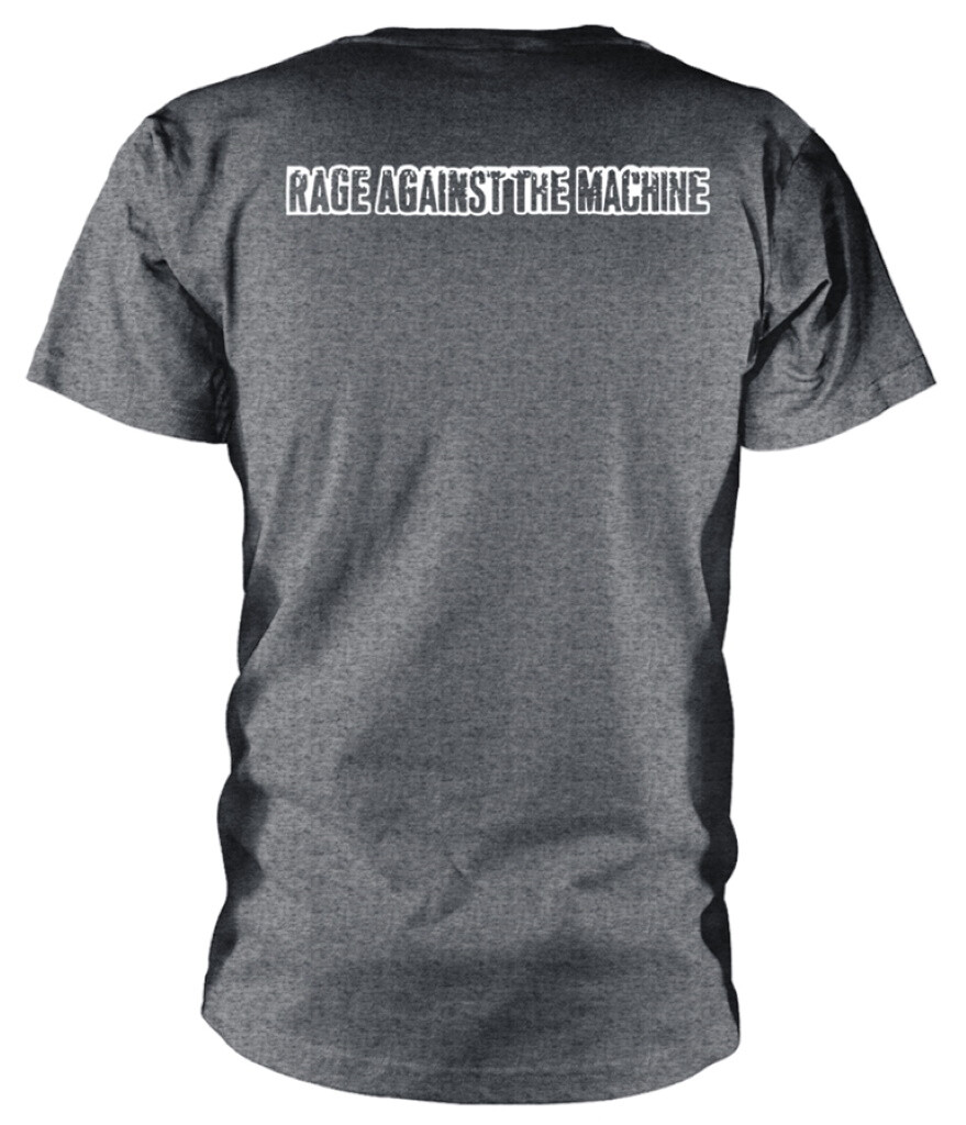 Rage Against The Machine Who Laughs Last Grey T-Shirt OFFICIAL | eBay