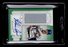 2020 Topps Definitive Collection Definitive Autograph Relic Green Nolan Ryan /10