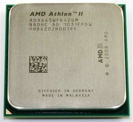 Procesador CPU de 4 núcleos AMD Athlon II X4 645 ADX645WFK42GM 3,1 GHz 2 MB Socket AM3 Foto 2 de 2