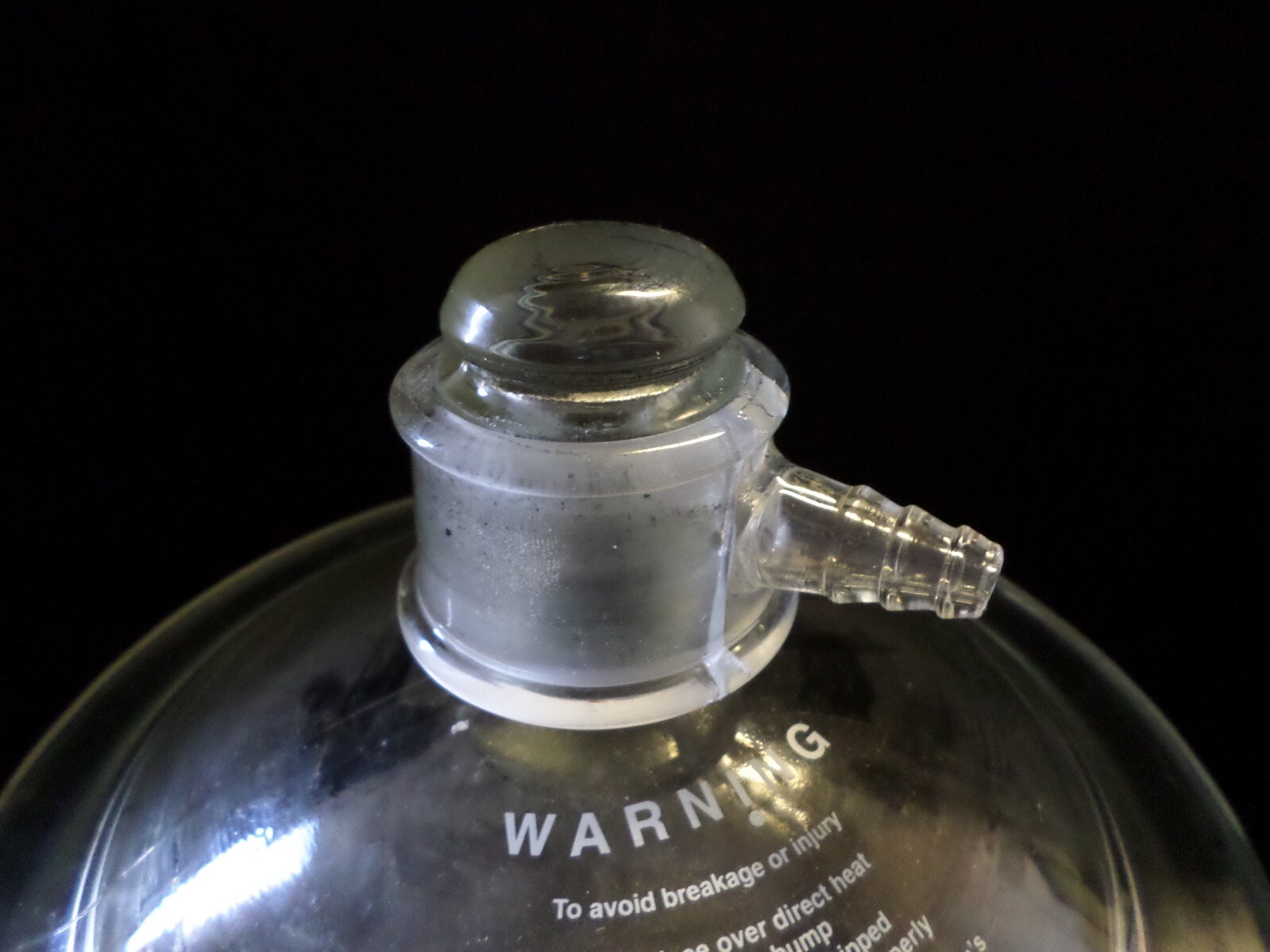 Corning PYREX Glass 2.4L Small Vacuum Desiccator 40/35 Sleeve No Ring Damaged eBay