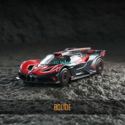 BN Bburago 1:64 Red Bugatti Bolide Racing Sports Model Diecast Metal Car