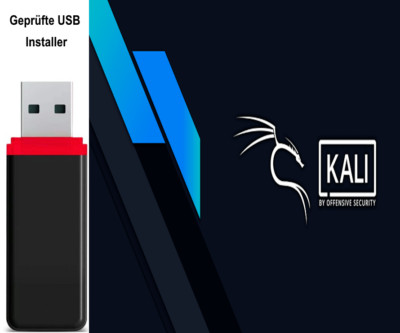 Linux Kali 2024.2 Betriesbsystem  auf  64GB -Live-USB-Stick  Blitzversand