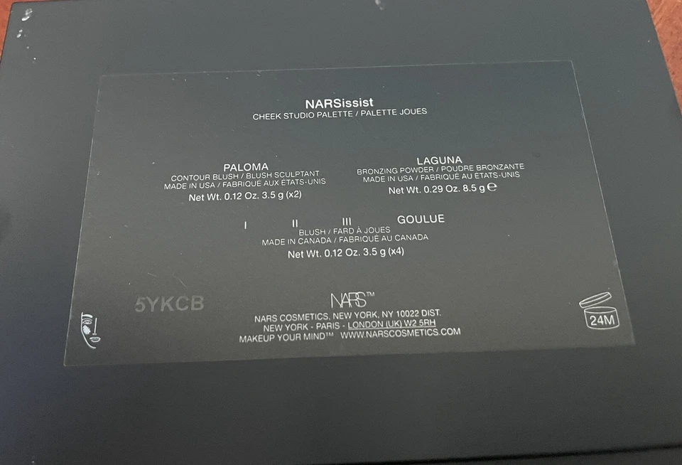 NARS NARSISSIST CHEEK STUDIO PALETTE 7 SHADES  IN BOX LIMITED ED 100% AUTHENTIC - Image 2 of 4