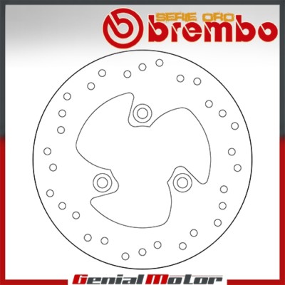 Brake Disc Fixed Brembo Rear Malaguti F15 Fire Fox 2Disks Special 1998 > 1999