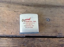 Vintage Zippo Tape Measure - General Trailer Co Springfield ORE, Made in USA