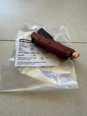 Interrupteur HILTI TE54 TE55 TE74 TE75 TE18-M DD100 DD130 #76095 - Photo 1/3