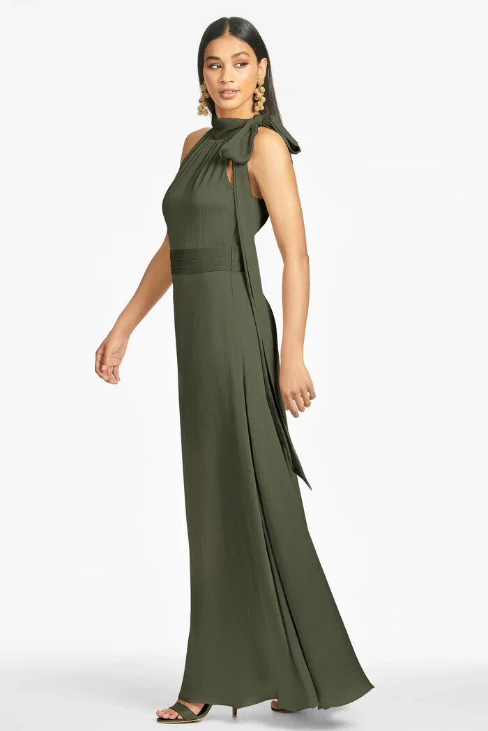 Sachin & Babi Moss Green Kayla Halter Gown Size 0 $285 | eBay Sachin & Babi Moss Green Kayla Halter Gown Size 0 $285 | eBay