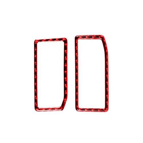 Cubierta de ajuste de salida de aire Demist de fibra de carbono roja para Lexus IS250 IS350 2014-18 - Imagen 6 de 9