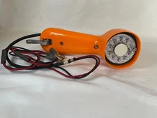 VINTAGE GTE ORANGE LINEMAN TEST PHONE ROTARY DIAL Unused! 4629