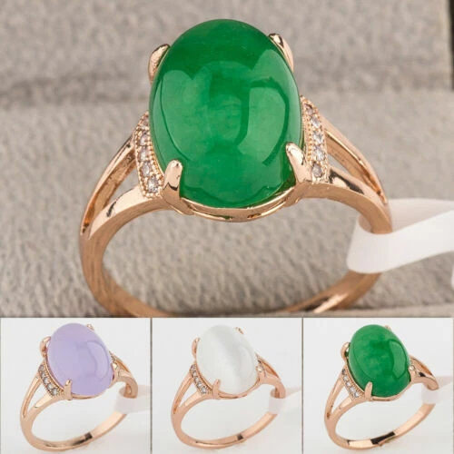 Italina Rose Gold Plated Stone Fashion Jewelry