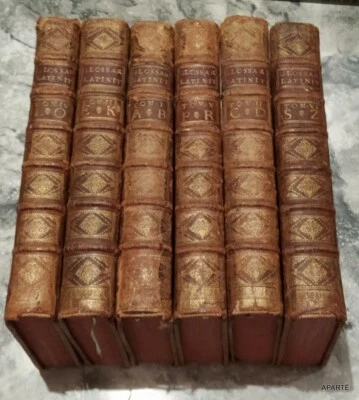 DU FRESNE DU CANGE GLOSSAIRE MOYEN AGE LATIN 1733 6 VOLUMES DROIT RELIGION - Photo 1/2