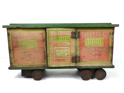 Vintage Converse Wooden Toy Livestock Express Co 1910 Freight