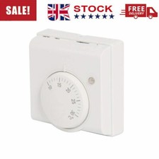 1PCS Central Heating Room Replace Thermostat Mechanical Stat White UK