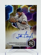2023 Bowman's Best HANS MONTERO GOLD LAVA REFRACTOR AUTO /75 YANKEES PROSPECT
