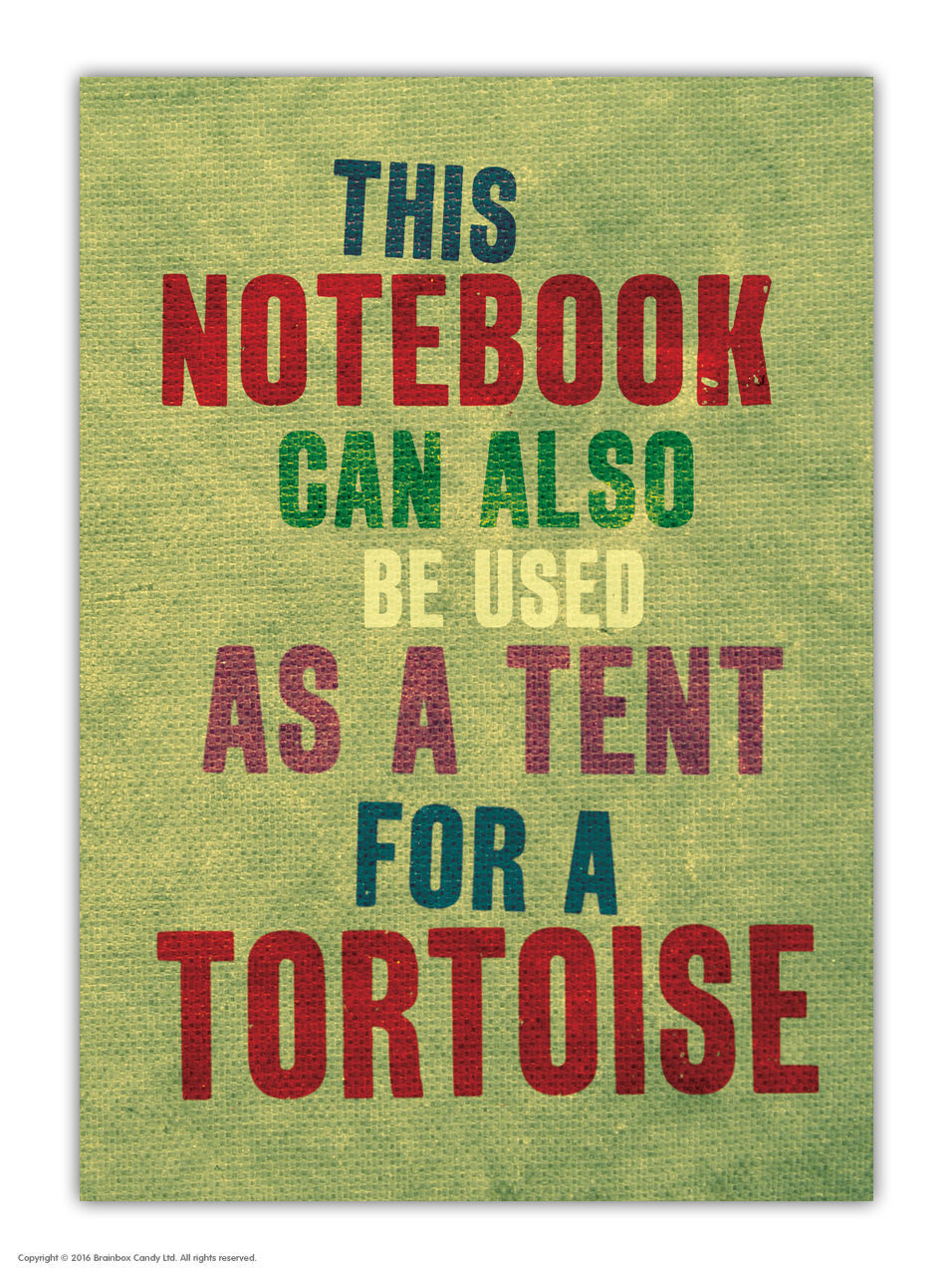 Brainbox Candy funny humour A6 notepad book pocket journal novelty birthday gift