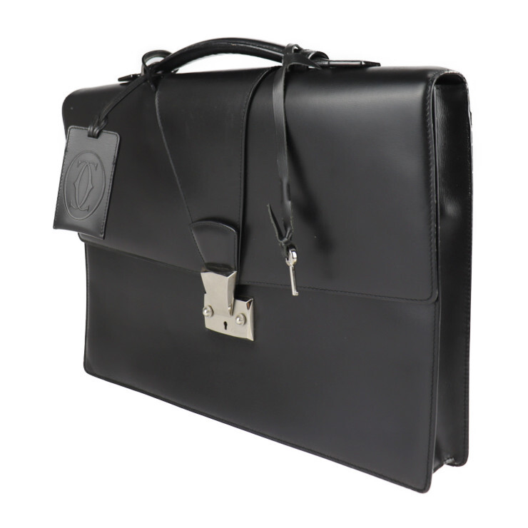 CARTIER Business bag - Pasha Briefcase document bag Calf leather