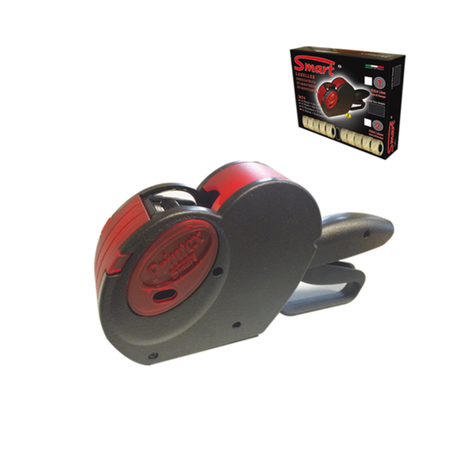 PREZZATRICE NUOVA SMART 8/2612 - ETICHETTE 26X12 MM - NERO -PRINTEX