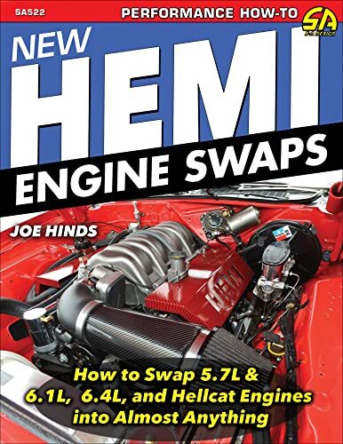 New Hemi Engine How to Swap 5.7 6.1 6.4 Hellcat Engines into Anything book - Foto 9 di 11