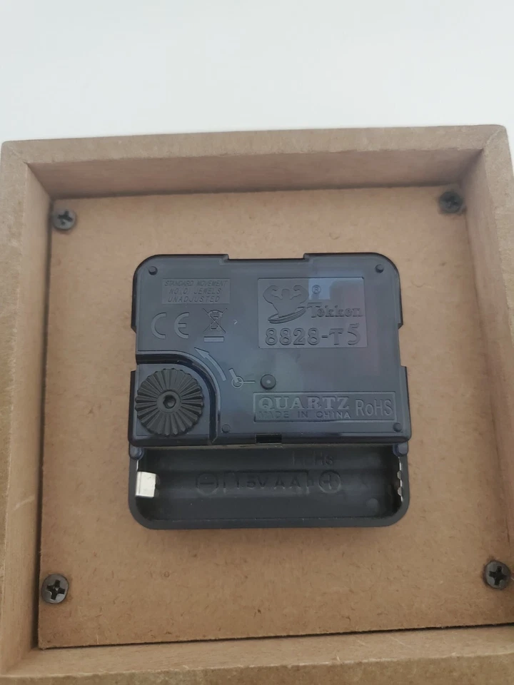 Rae Dunn Wooden clock - Image 4 of 4