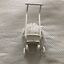 縮圖 4  - Vintage Mini White Wicker Doll Pram Stroller Carriage Cart Buggy Lacy Insert 