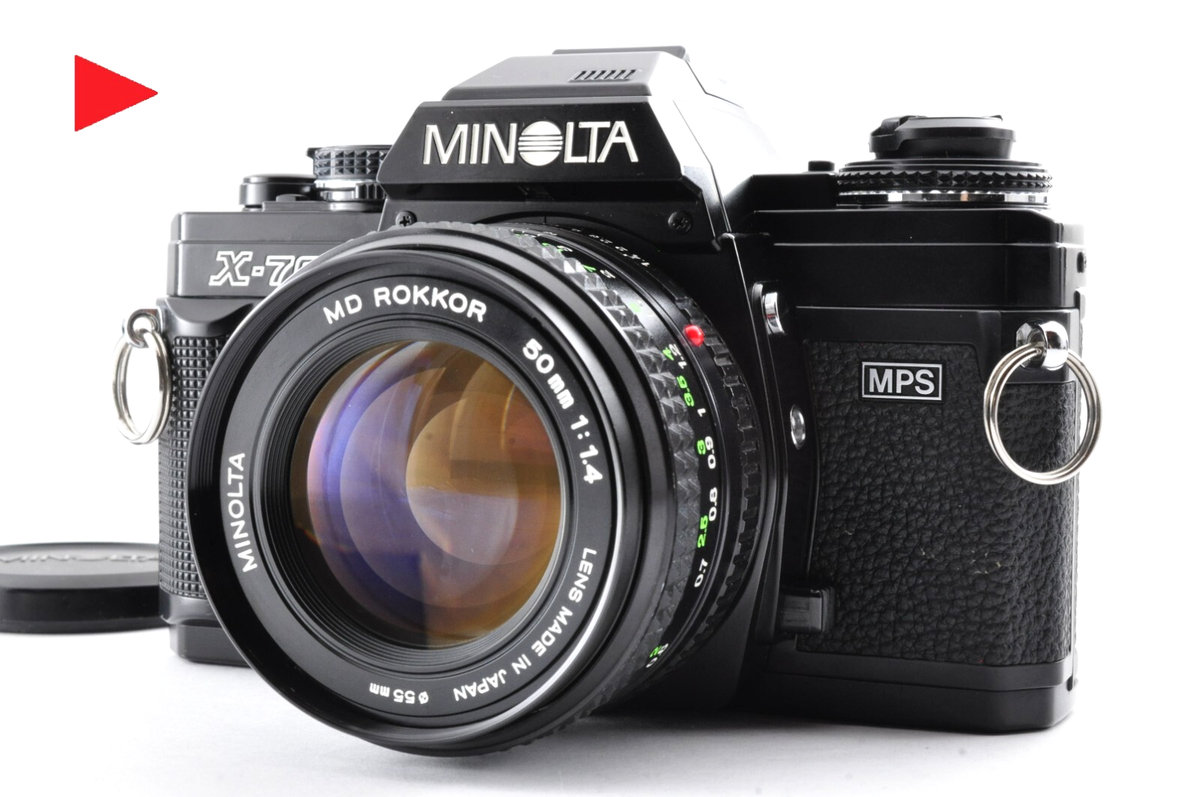 Minolta X-700 35mm SLR Black + MD 50mm f1.4 MF Lens [Near Mint