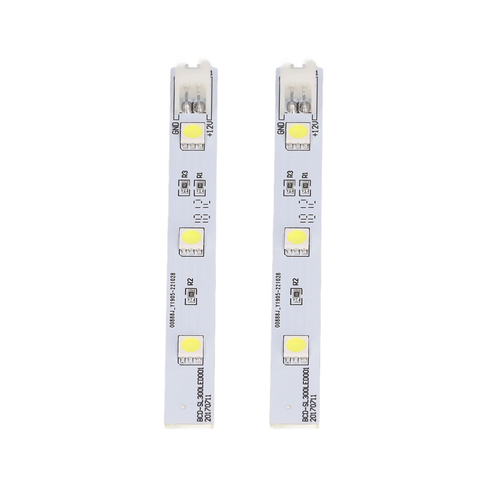 HG 2Pcs Refrigerator LED Light Board White Eyes Friendly Freezer LED