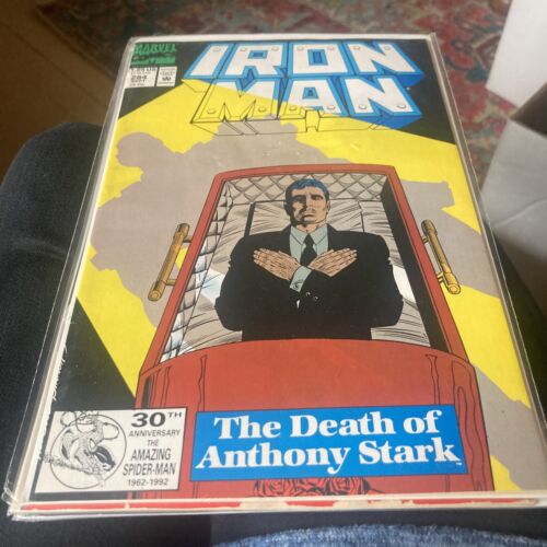 Iron Man #284 The Death of Anthony Stark! 1992 Marvel Comics 1st War Machine - Foto 1 di 1