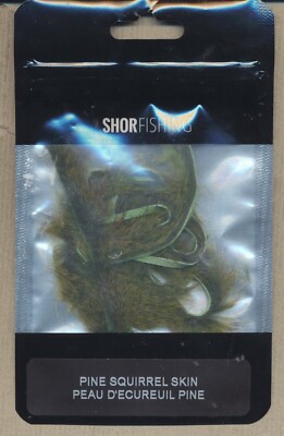 Pine Squirrel Micro Zonker Strips - fl green PSMZFLG
