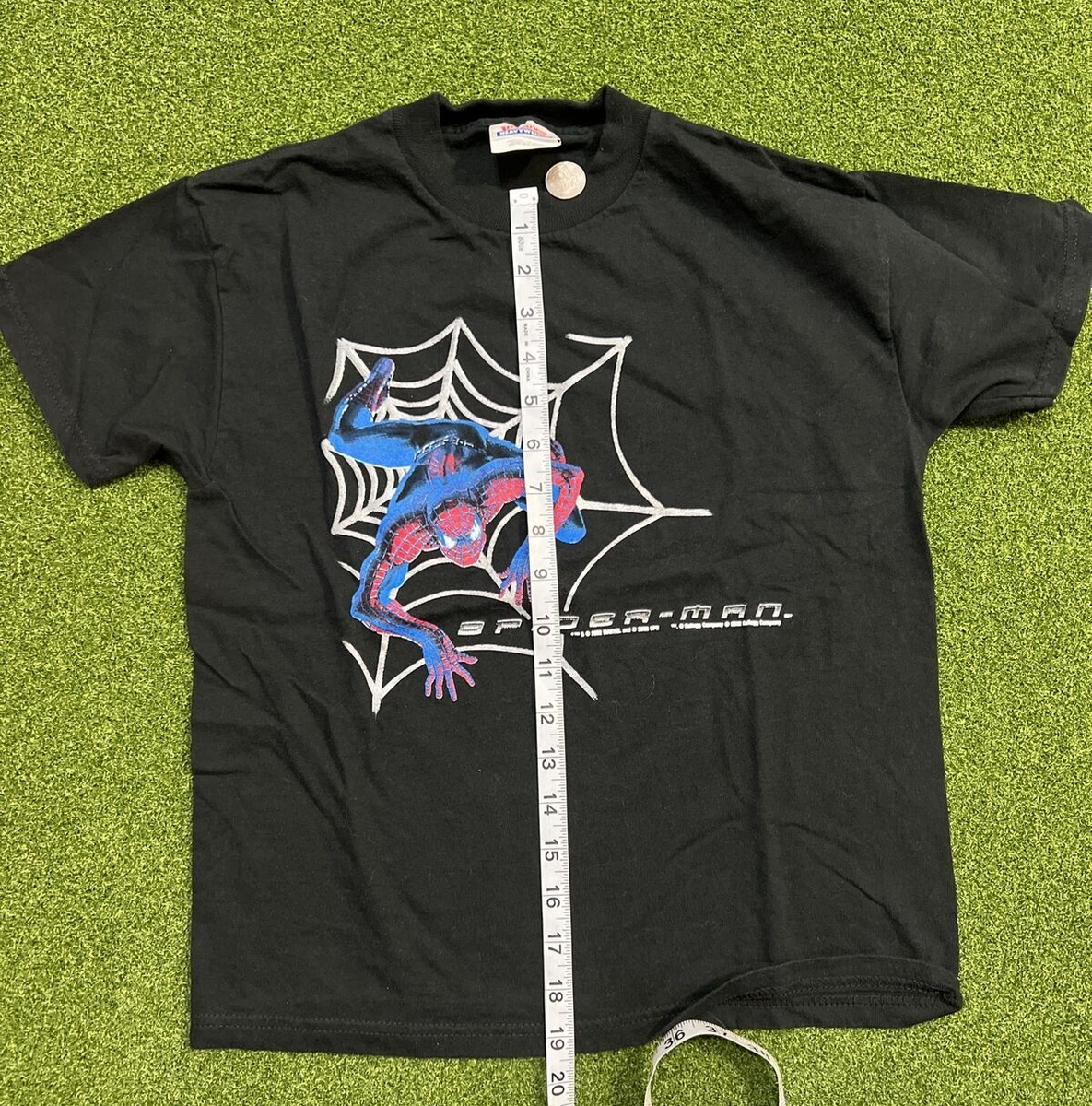 Vintage 2002 Spiderman T Shirt Pop Tarts Movie Tee Marvel 90s