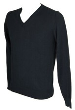 Pullover sweater shirt man mens cotton long sleeve V necklace RAGNO item A23272