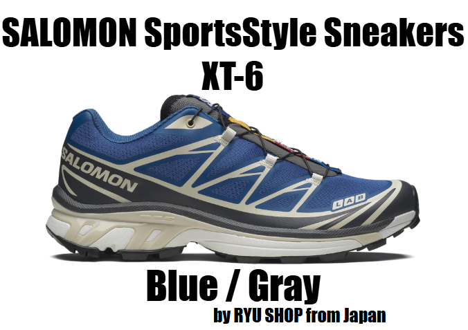 SALOMON SportsStyle Sneakers XT-6 L47739300 Dark Blue / Almond Milk / Asphalt