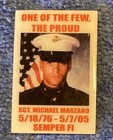 One Of The Few The Proud, Clutch Back Pin, Stg. Michael Marzano, 5/76-5/05 — photo 1