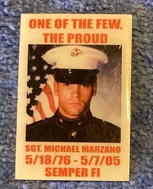 One Of The Few The Proud, Clutch Back Pin, Stg. Michael Marzano, 5/76-5/05