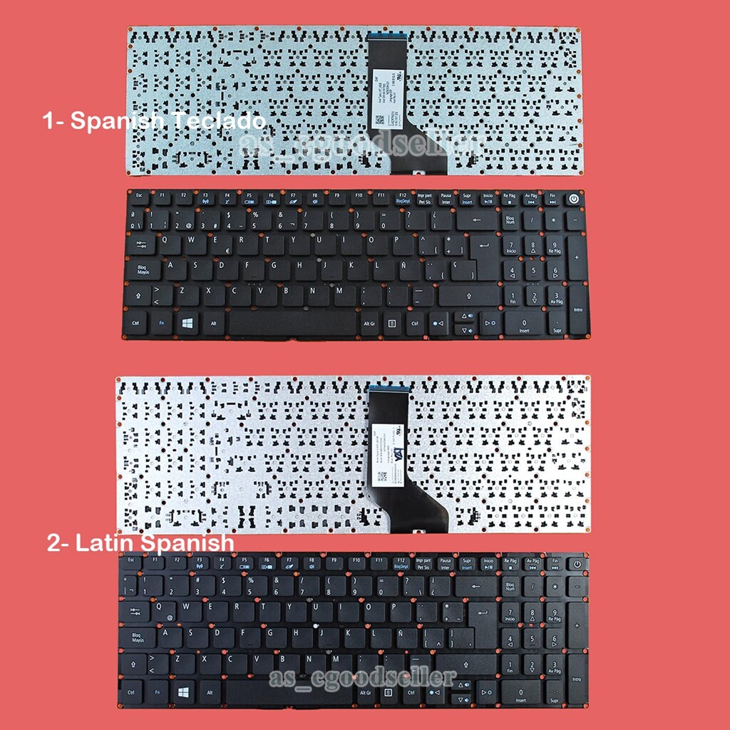 US Tastiera PER E5-511 E5-521 E5-531 E5-551 E5-571 E5-572 E5-721 E5-731 - Foto 10