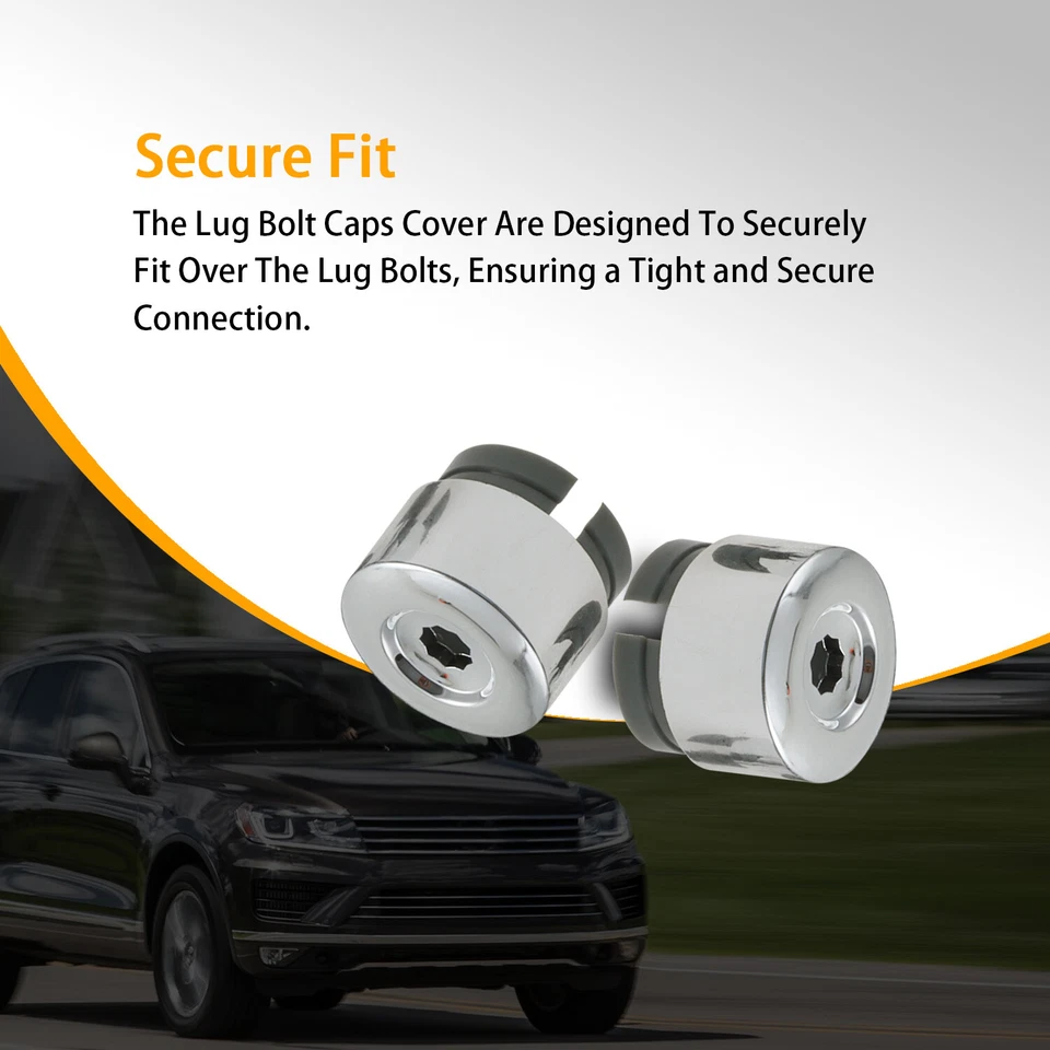 20x Tapacubos de rueda cromados aptos para Volkswagen Touareg 2004-2015 Foto 3 de 4